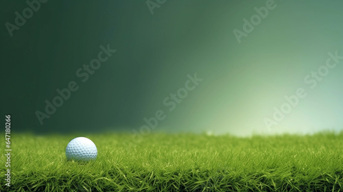 Minimal clean and simply background of golf sport theme 