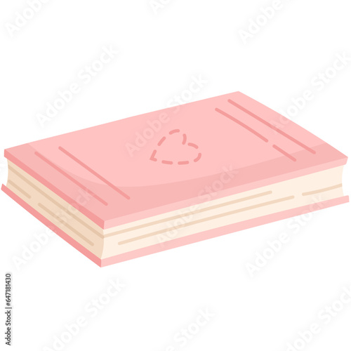 Book to read in flat style. Literature for reading and education.