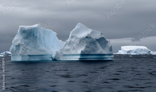 melting icebergs and glaciers in polar regions © Rax Qiu