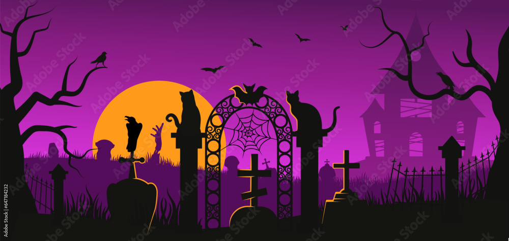 Halloween background walking dead, poster