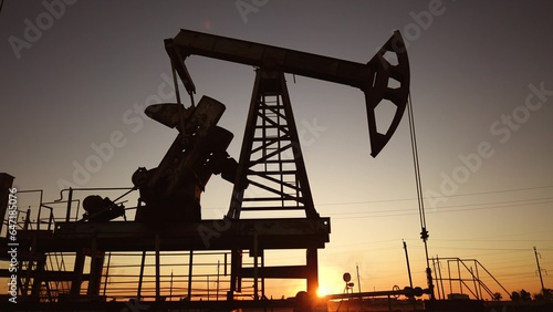 Bild auf Leinwand oil production