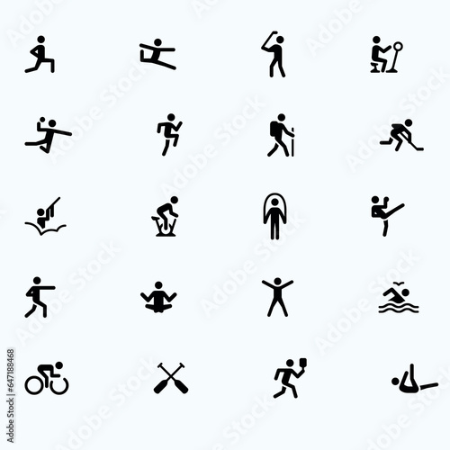 Different People Icons Set 