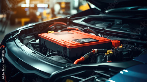 Maintenance of car battery, Check the electrical system inside the car, Repairing a car in auto repair shop.