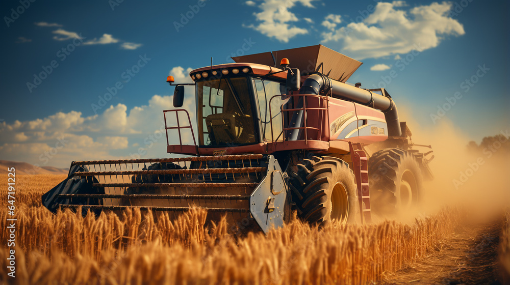 Obraz premium Wheat field.