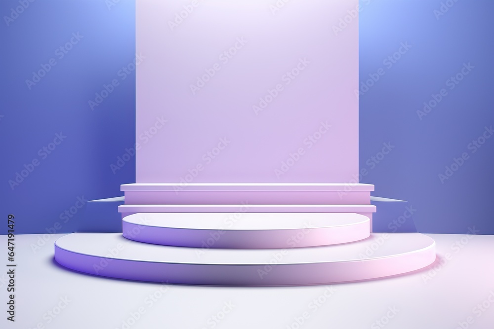 Pink & Purple Pedastal for Product's Showcase. Pink & Purple Pedastal for Product's Showcase.