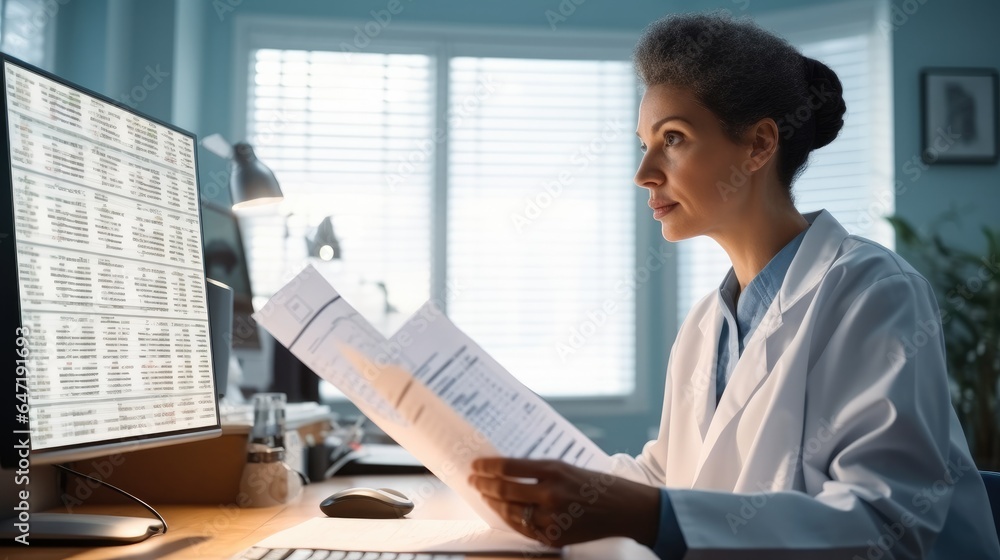 Medical Coding Bill, Accountant and bookkeeper at hospital. Medical Coding Bill, Accountant and bookkeeper at hospital.