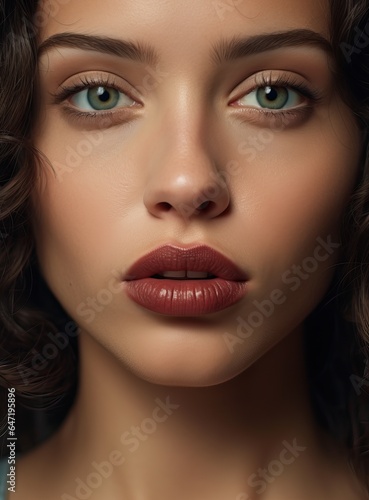 Wallpaper Mural Amazing Shot of the Lips of a Beautiful Female Model. Torontodigital.ca