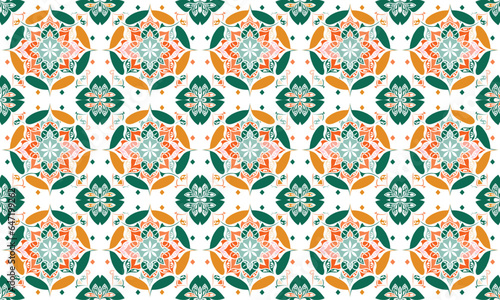 Hand drawn pattern  persian design
