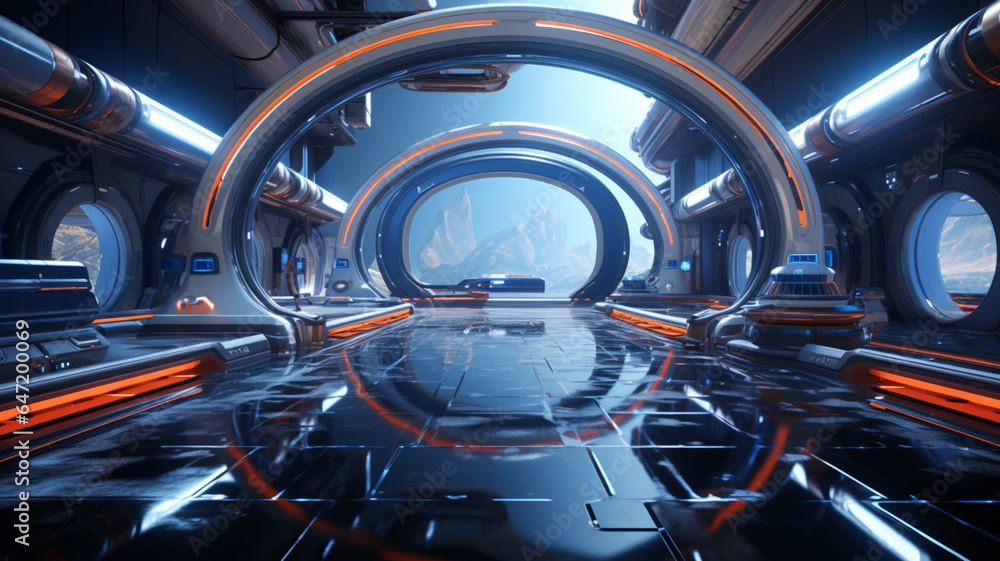 Futuristic House interior desing Futuristic House interior desing