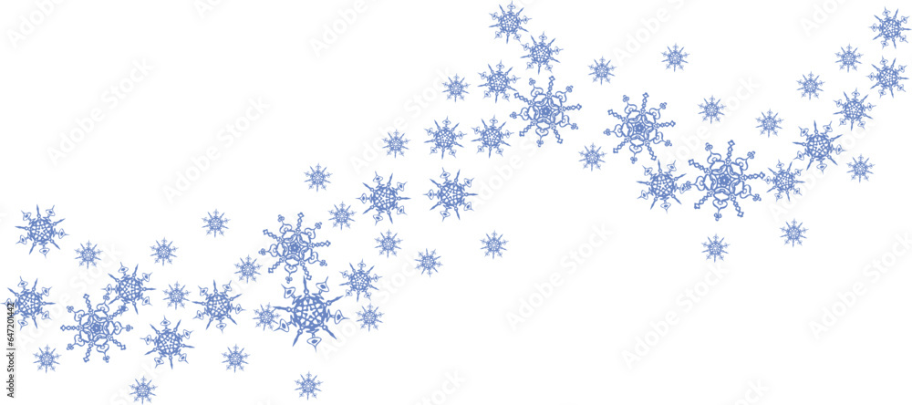 Blue snowflakes background Blue snowflakes background