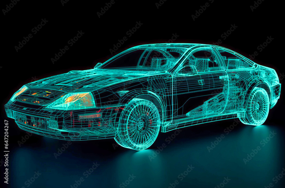 Auto Engineers Exploring Car Model Design Auto Engineers Exploring Car Model Design