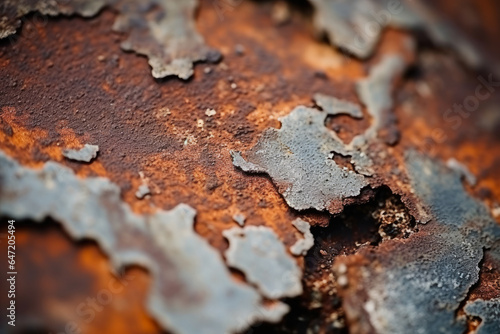 An Intricate Close-Up of Weathered Rusty Metal, Unveiling its Timeless Beauty, Decaying Elegance, and Irregularly Textured Patina, Showcasing the Aesthetic Appeal of this Abandoned, Vintage