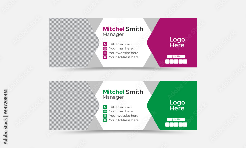minimalist email signature template. minimalist email signature template.