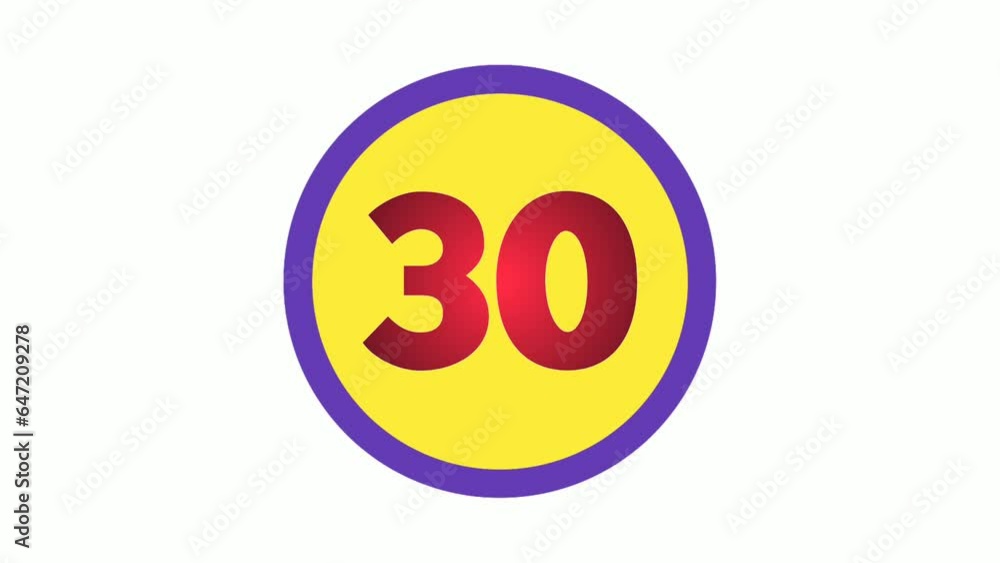 Number sign symbol animation motion graphics on yellow circle white background,4k cartoon video number for video elements Number sign symbol animation motion graphics on yellow circle white background,4k cartoon video number for video elements