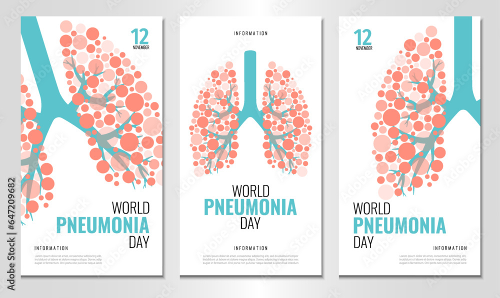 Vector Illustration of World Pneumonia Day. Use as advertising, invitation, banner,
Vector Illustration of World Pneumonia Day. Use as advertising, invitation, banner,