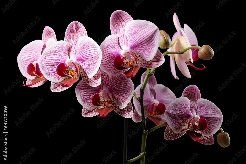 beautiful orchid flowers white background beautiful orchid flowers white background