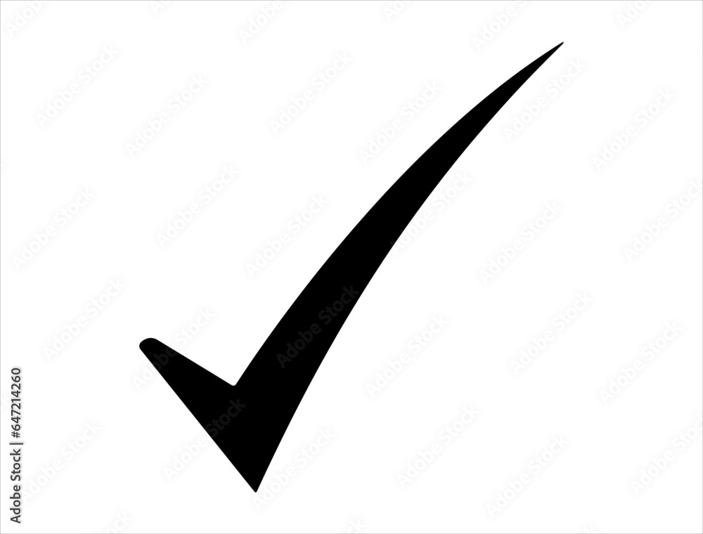 Check mark sign vector art Check mark sign vector art
