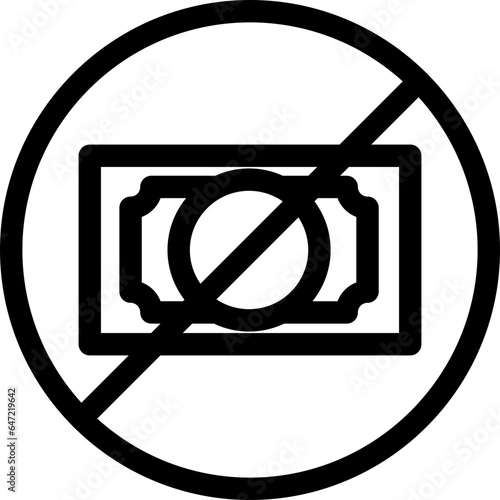 No Money Icon