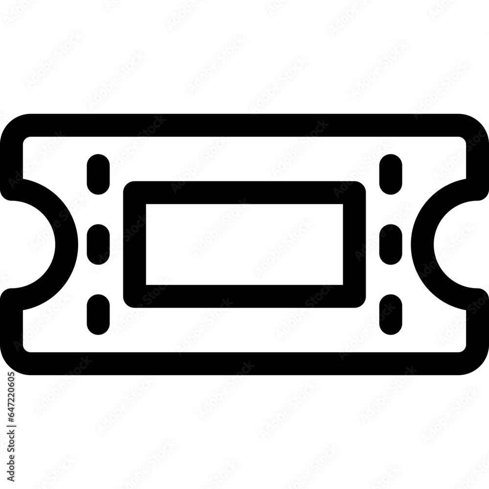 Obraz premium Tickets Icon