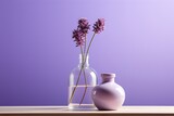 Vase at table, generative ai