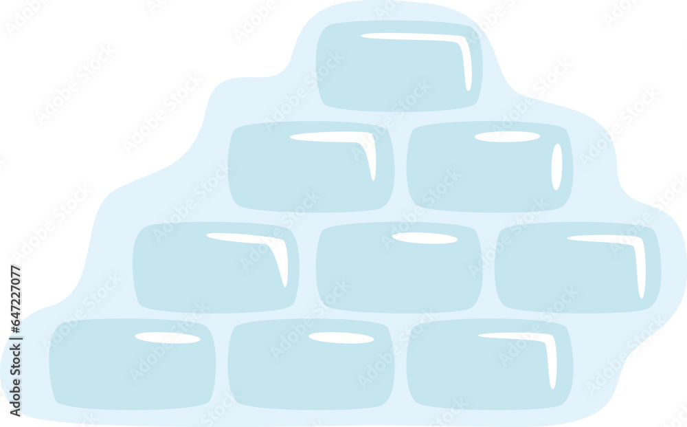 Ice Cubes Wall Ice Cubes Wall