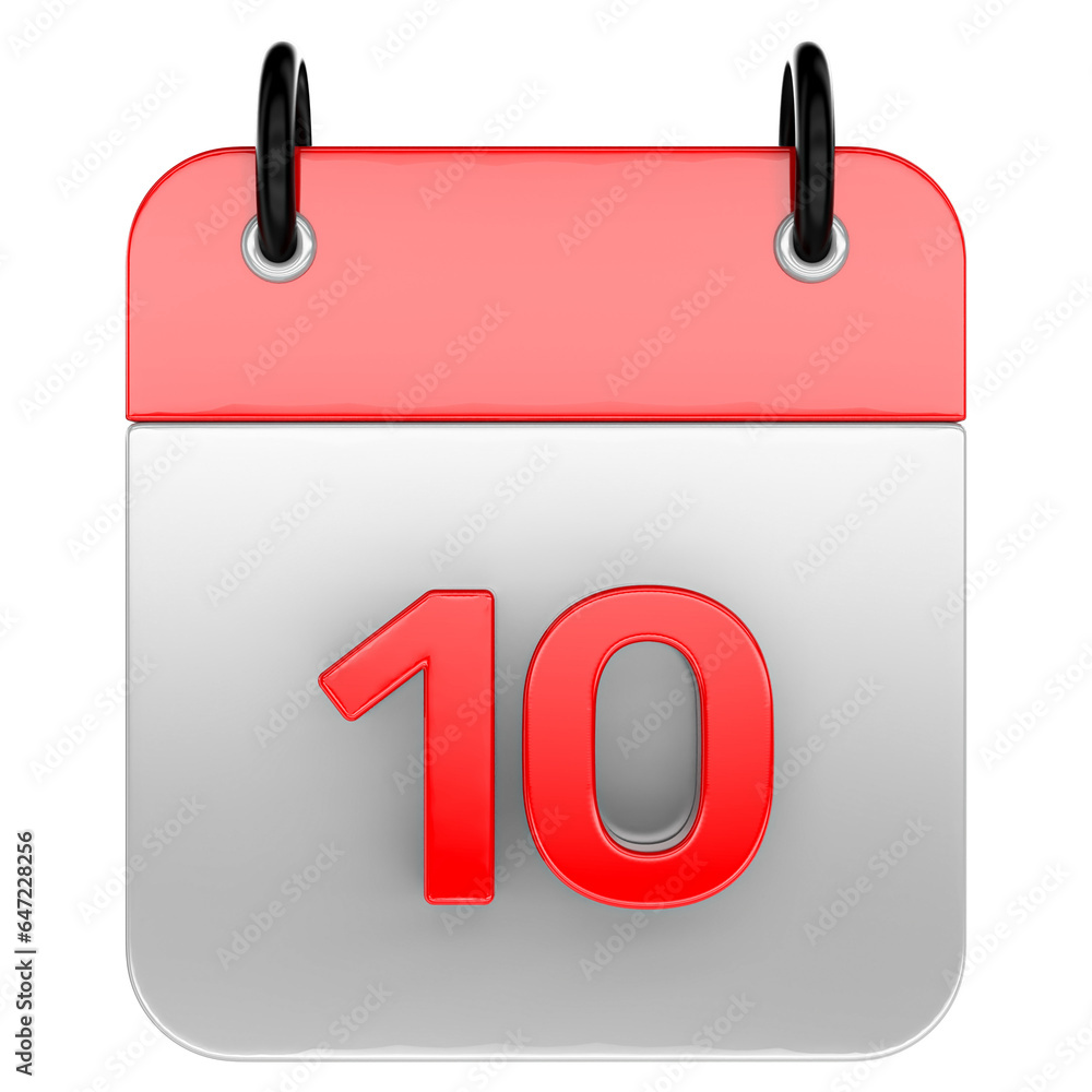 calendar month of day 3d render calendar month of day 3d render