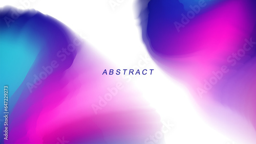Abstract background with vibrant blurred stains for creative graphic design. Vibrant color gradients. Vector illustration.