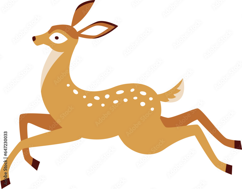 Fototapeta premium Running Deer Animal