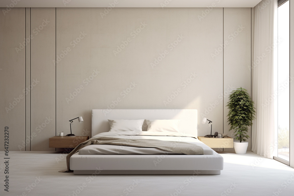 Modern bed room interior design Modern bed room interior design