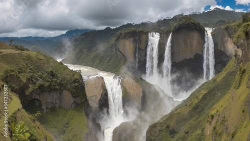 waterfall in yosemite