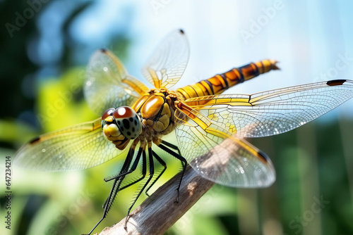 Insect - Dragonfly on branch in Australia