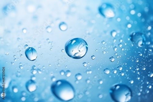 Wallpaper Mural Blue foam bubbles water background Torontodigital.ca