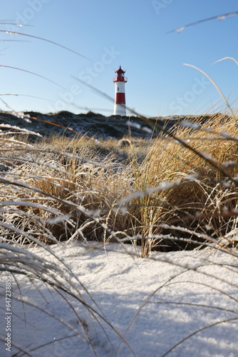 Winterlandschaft auf Insel Sylt
