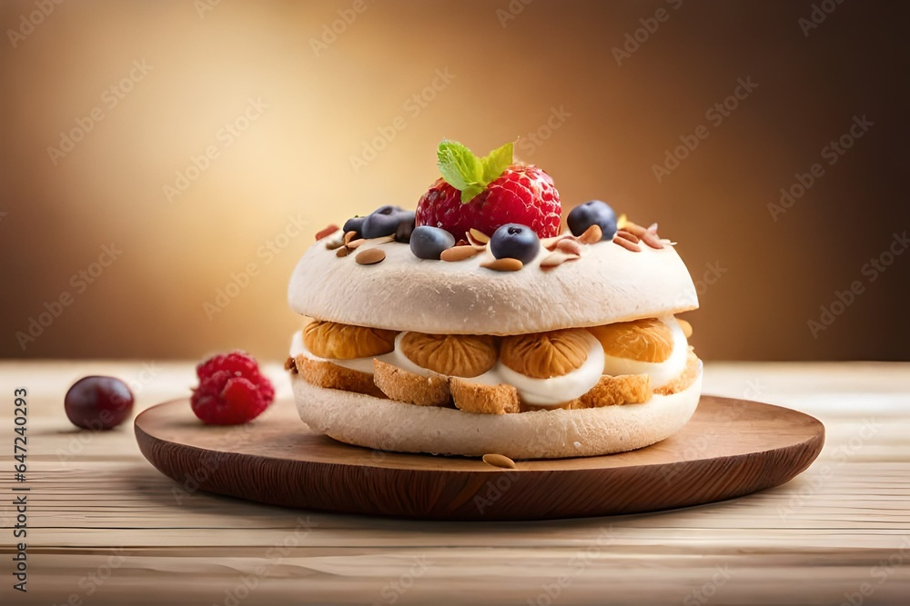 cake with berries cake with berries