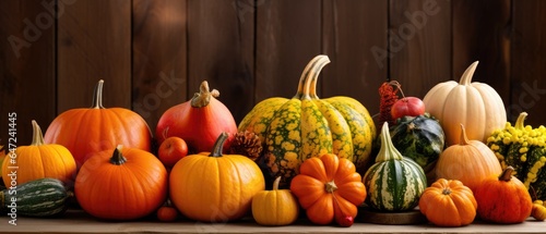 A bunch of pumpkins