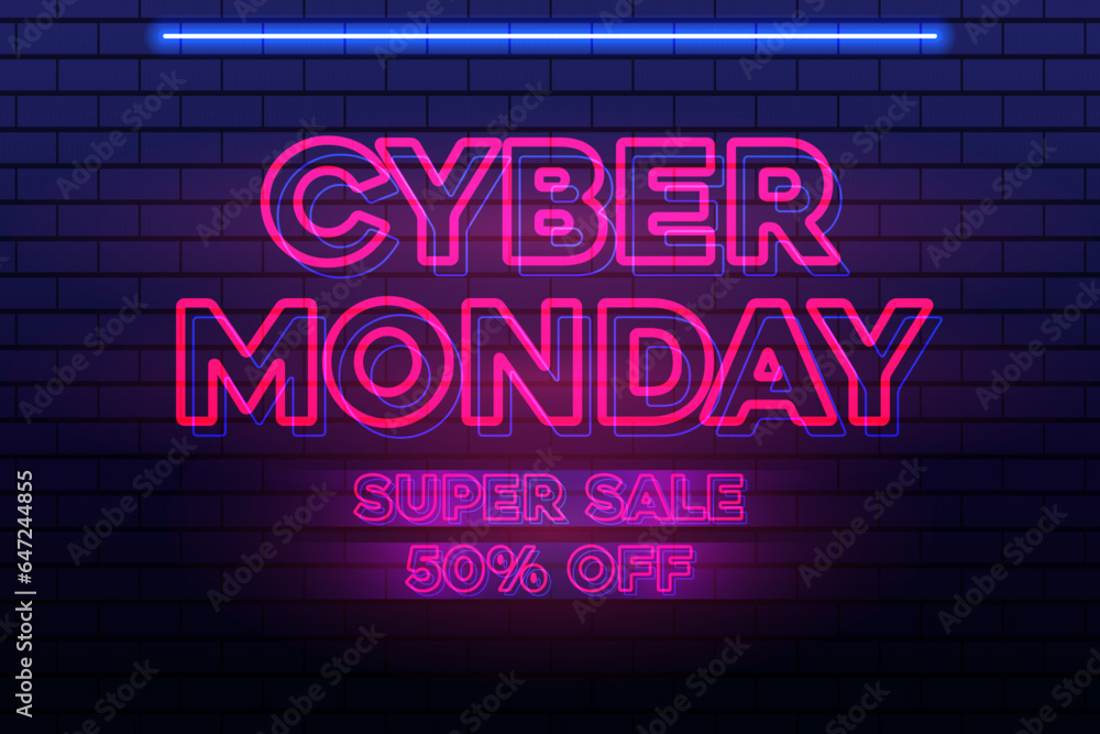 Cyber Monday Super Sale Banner Cyber Monday Super Sale Banner