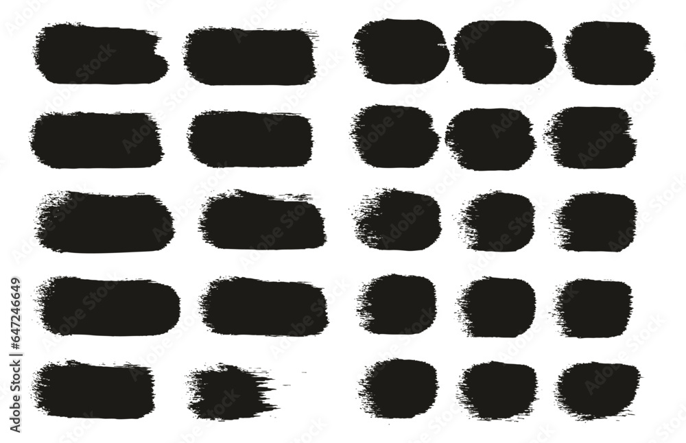 Round Sponge Thick Artist Brush Straight Lines Mix High Detail Abstract Vector Background Mix Set Round Sponge Thick Artist Brush Straight Lines Mix High Detail Abstract Vector Background Mix Set