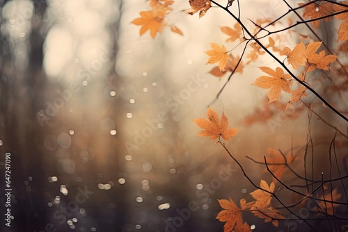 Cozy autumn textures earthy backdrop © Tymofii