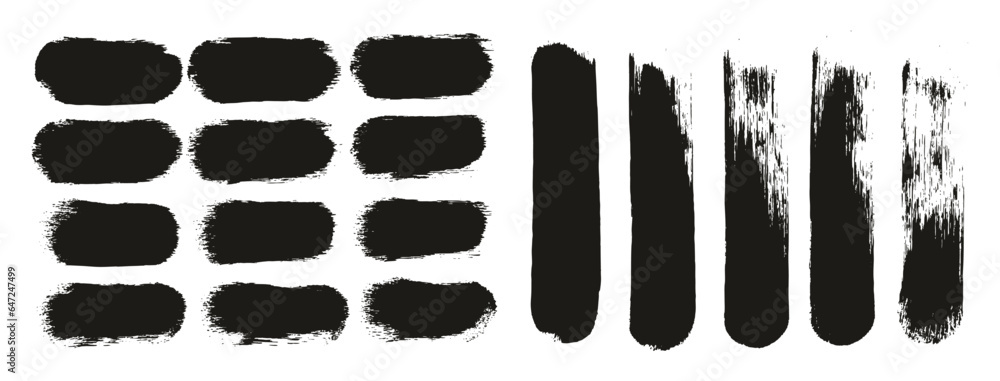 Round Sponge Thick Artist Brush Straight Lines Mix High Detail Abstract Vector Background Mix Set Round Sponge Thick Artist Brush Straight Lines Mix High Detail Abstract Vector Background Mix Set