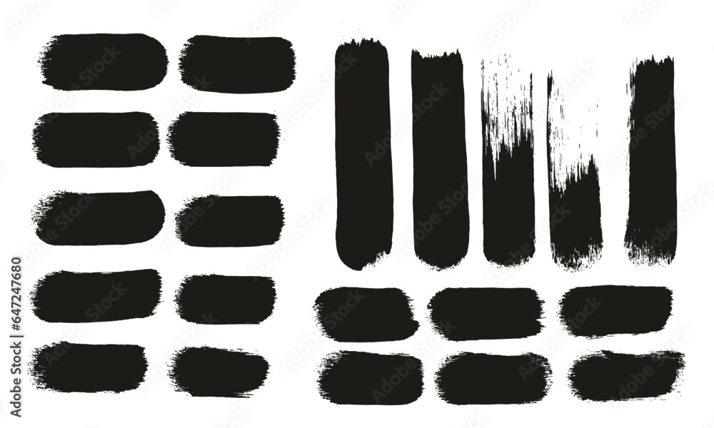 Round Sponge Thick Artist Brush Straight Lines Mix High Detail Abstract Vector Background Mix Set Round Sponge Thick Artist Brush Straight Lines Mix High Detail Abstract Vector Background Mix Set