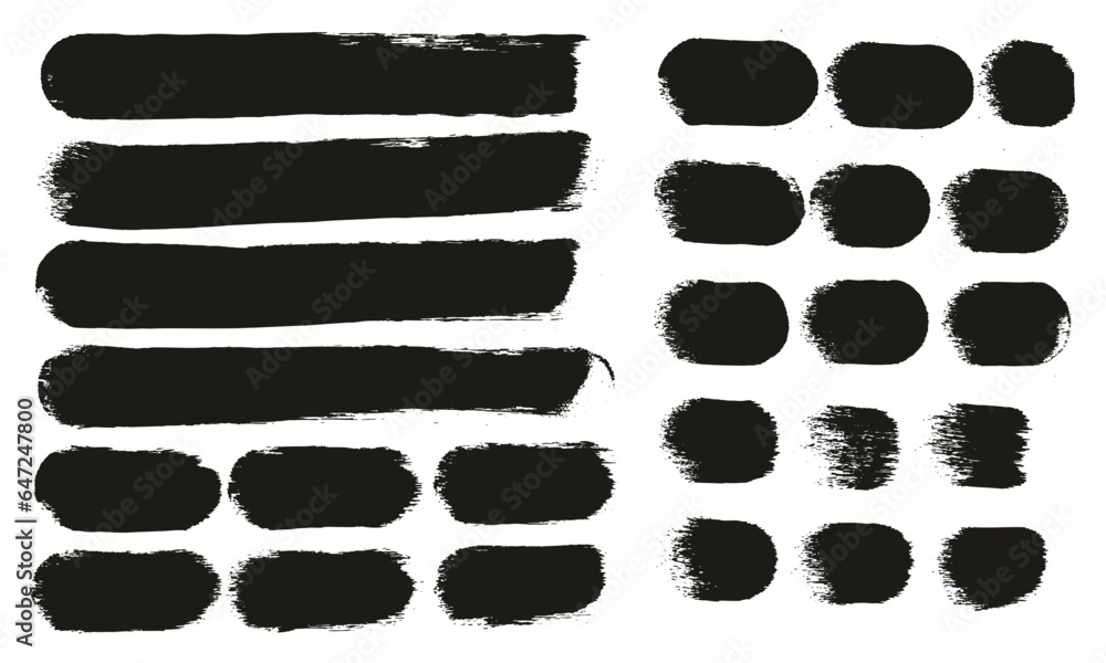 Round Sponge Thick Artist Brush Straight Lines Mix High Detail Abstract Vector Background Mix Set Round Sponge Thick Artist Brush Straight Lines Mix High Detail Abstract Vector Background Mix Set