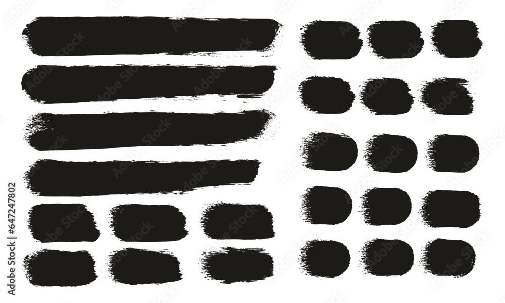 Round Sponge Thick Artist Brush Straight Lines Mix High Detail Abstract Vector Background Mix Set Round Sponge Thick Artist Brush Straight Lines Mix High Detail Abstract Vector Background Mix Set