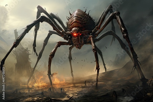 Giant spider fantasy image © Tymofii