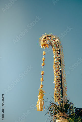 close up of indo decoration