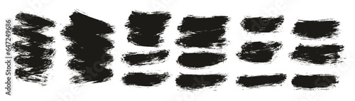 Wallpaper Mural Round Brush Thin Short Background Artist Brush High Detail Abstract Vector Background Set  Torontodigital.ca