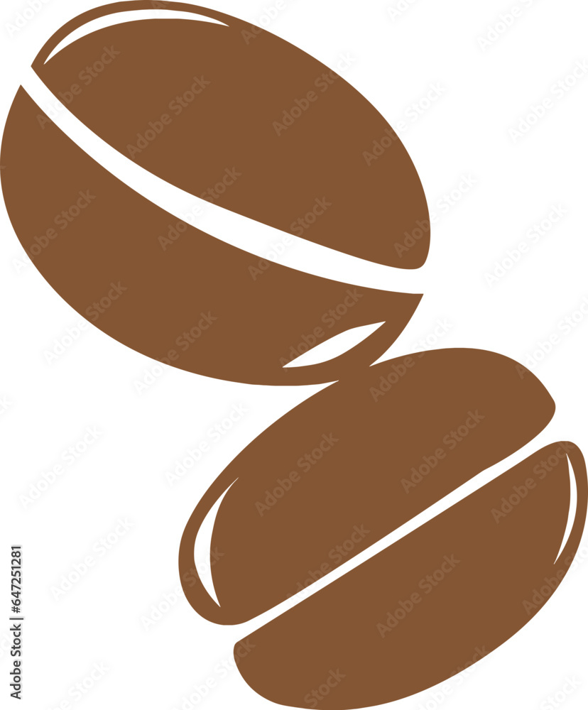 illustration of a coffee beans illustration of a coffee beans