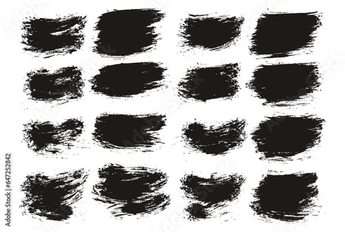 Wallpaper Mural Round Brush Thin Short Background Artist Brush High Detail Abstract Vector Background Set  Torontodigital.ca