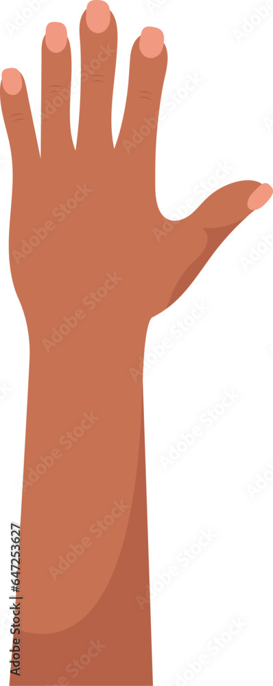 Women Hand Opened Palm Women Hand Opened Palm