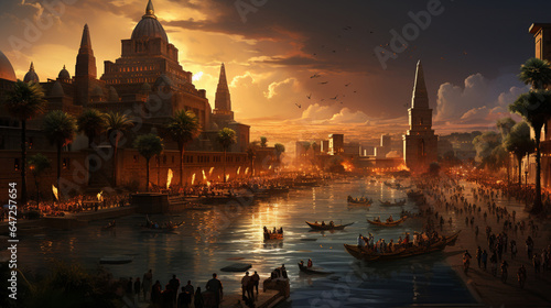 Plakat Sumerian Temples and Cities