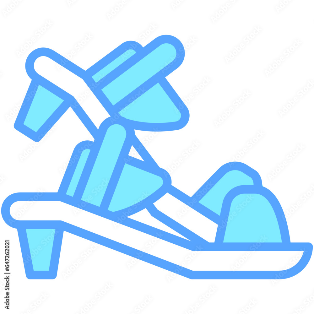 Sandals icons, are often used in design, websites, or applications, banner, flyer to convey specific concepts related to fashion Sandals icons, are often used in design, websites, or applications, banner, flyer to convey specific concepts related to fashion